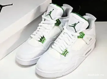 Green Retro 4 Jordan Metallic 0701